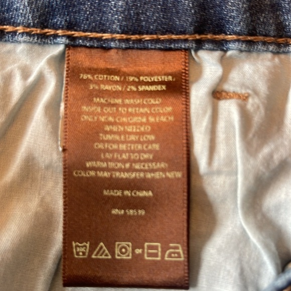 Kut from the Kloth - high rise skinny stretchy medium wash blue jeans - size 12 - Picture 5 of 6